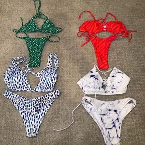 Lot of 4 shein bikinis